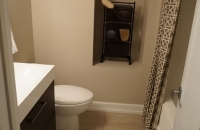 9b After lower level bath